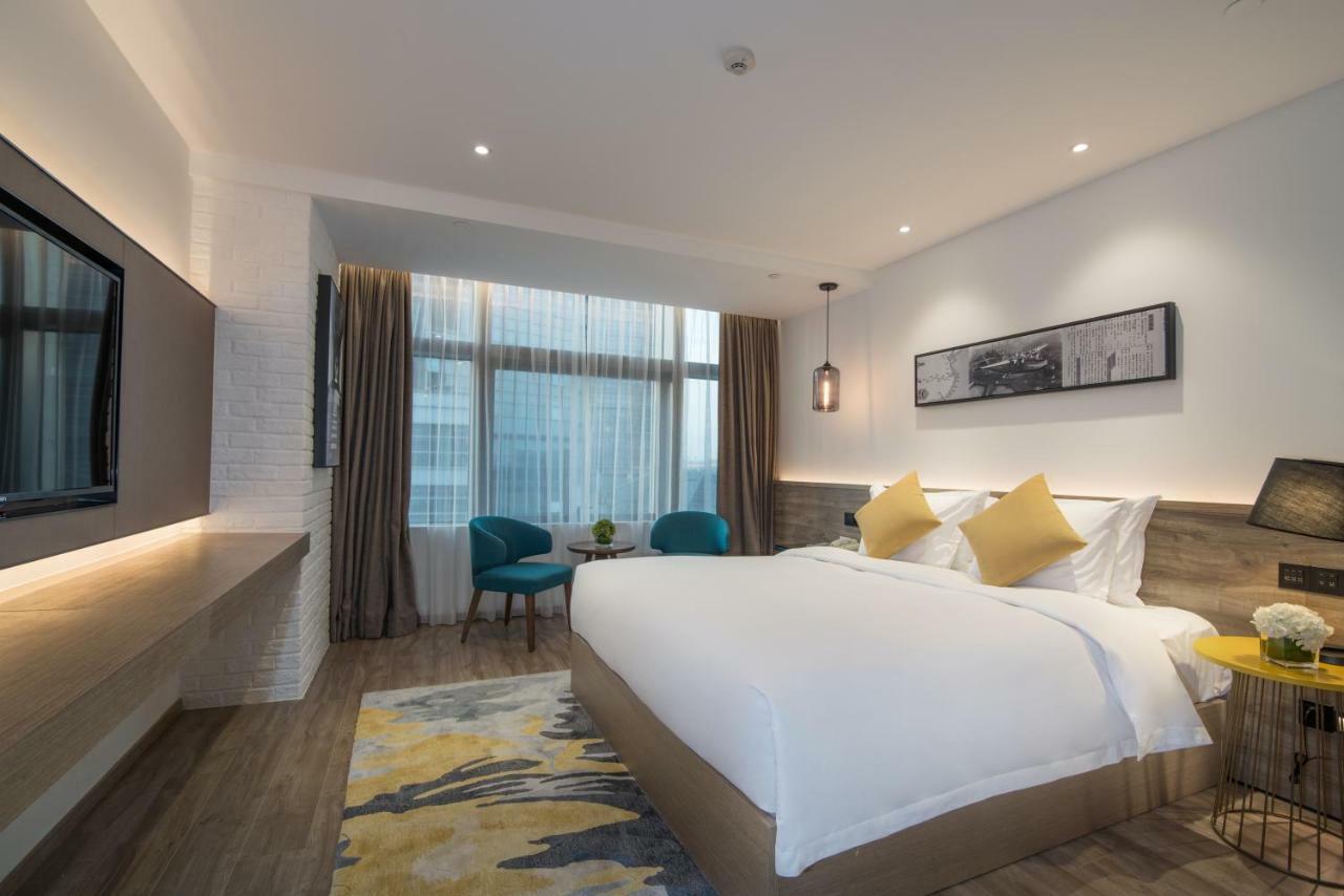 Hotel Auraya By Suning Nanjing Hexi Shangxinhe Esterno foto