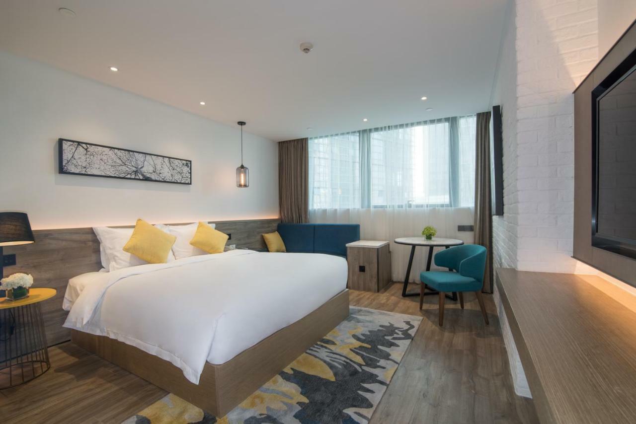 Hotel Auraya By Suning Nanjing Hexi Shangxinhe Esterno foto